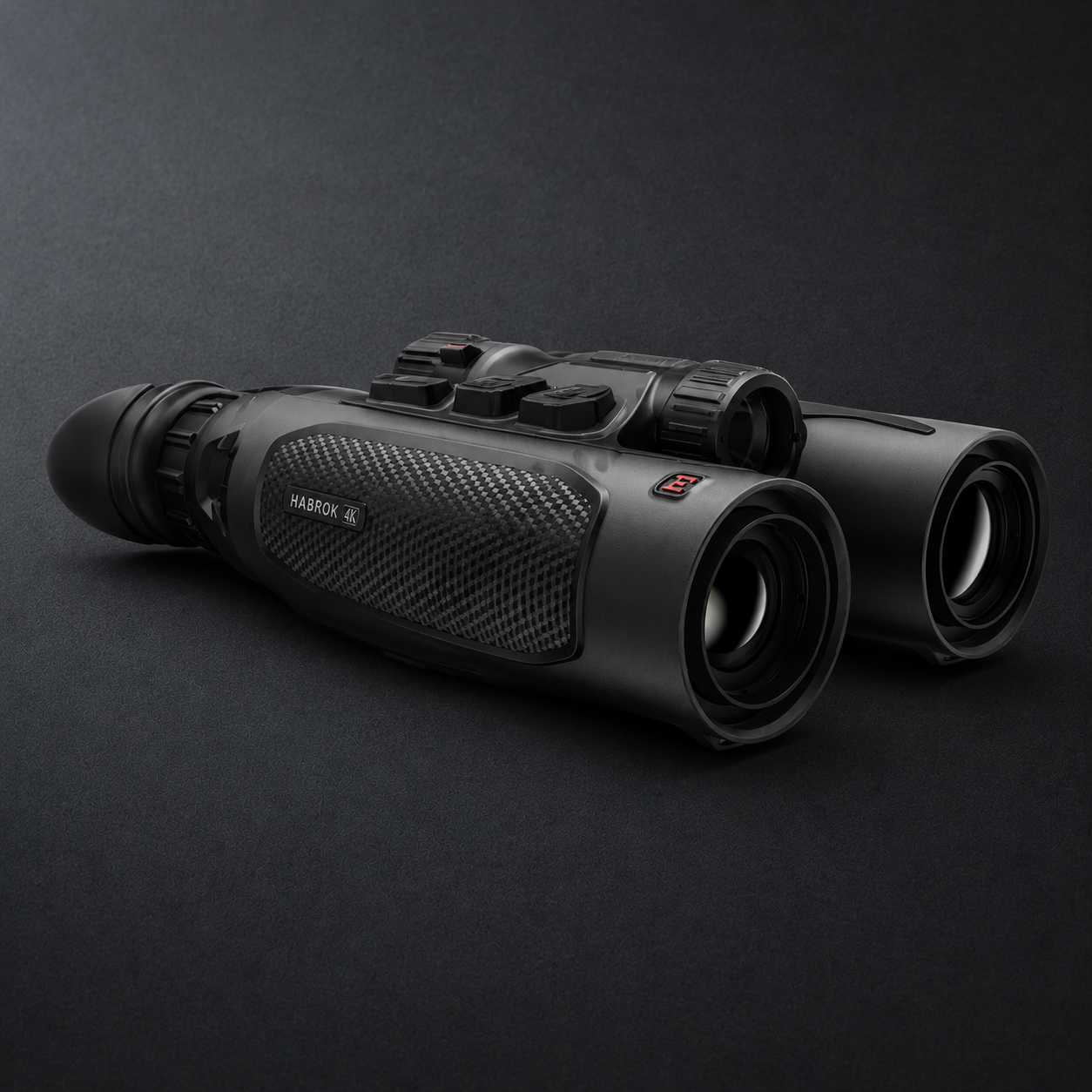 Hikmicro Habrok 4K HE25L 5.5-22x60 / 2.0 verzió / kétszemes betekintésű Digitális éjjellátó és hőkamera kereső — Kézi hőkamera